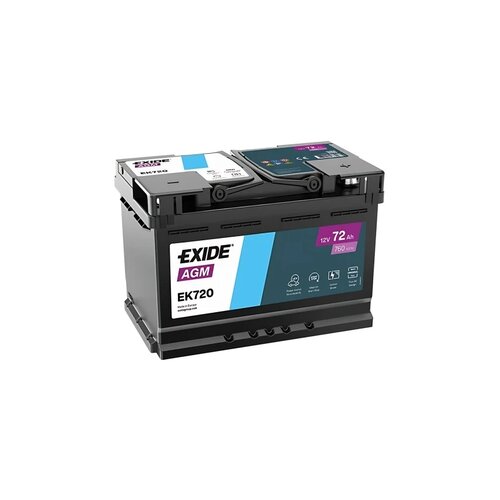 Varta exide start-stop akumulator za automobile 12V 72Ah EK720 Slike