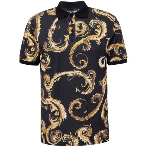 Versace Jeans Couture Majica 'Magliette' temno rjava / rumena / črna / off-bela Cene
