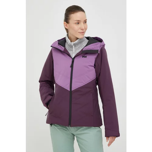 Helly Hansen Smučarska jakna Alpine vijolična barva