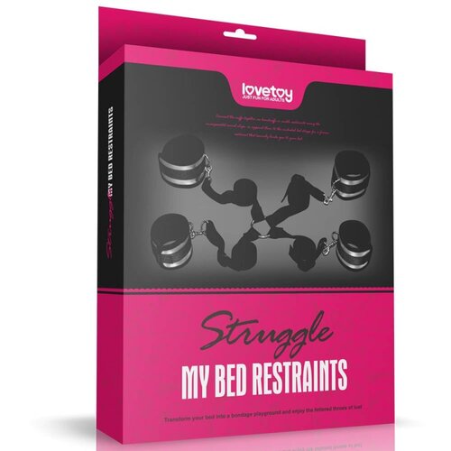 Lovetoy Struggle My Bed Restraints LVTOY00595 Cene