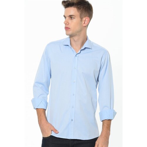 Dewberry G675 MEN'S SHIRT-BLUE Cene