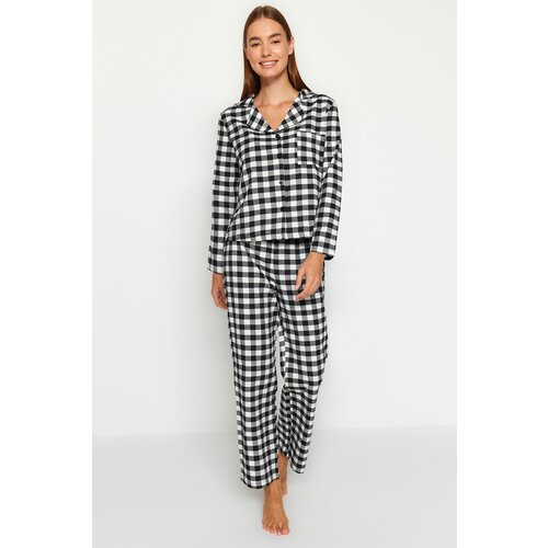 Trendyol Pajama Set - Black - Plaid Cene