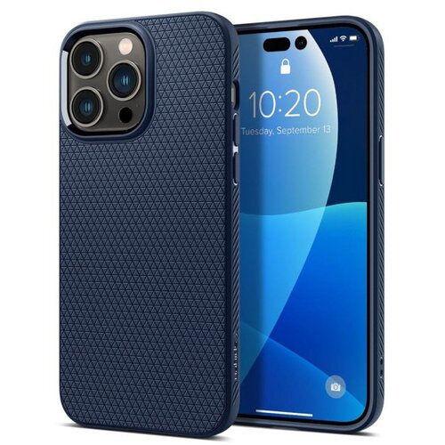 Spigen Liquid Air ovitek za iPhone 14 Pro, Navy Blue Cene