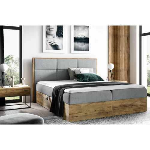 Meble Gruška Boxspring postelja Wood2 - 160x200 cm
