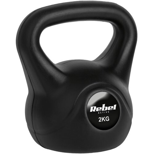 Rebel ACTIVE Bitumenski kettlebell teg crni girja 2kg RBA-2311 Cene