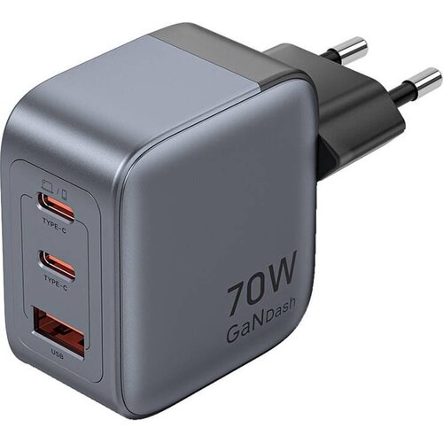 Vention 70W GaN PD Charger 1x USB-A 2x USB-C BK Cijene