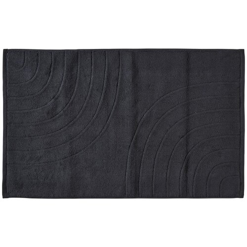 Zone Črna kopalniška preproga 50x80 cm Time – Cene
