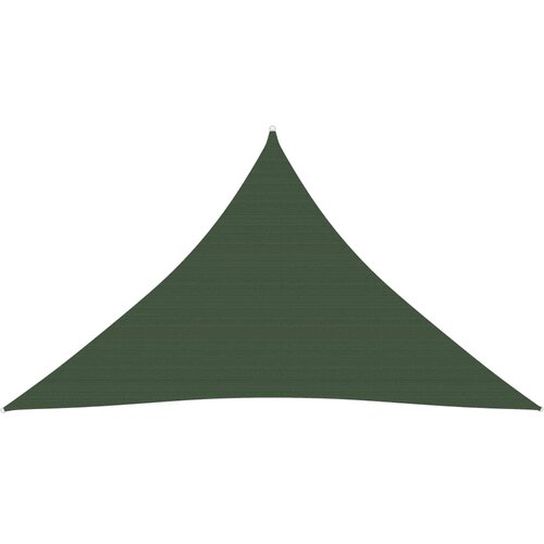 vidaXL Senčno jadro 160 g/m² temno zeleno 3,5x3,5x4,9 m HDPE, (20702673) Cene