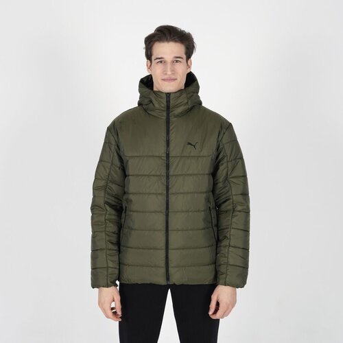 Puma Mu&scaron;ka jakna Ess hooded padded jacket, Zelena Cene