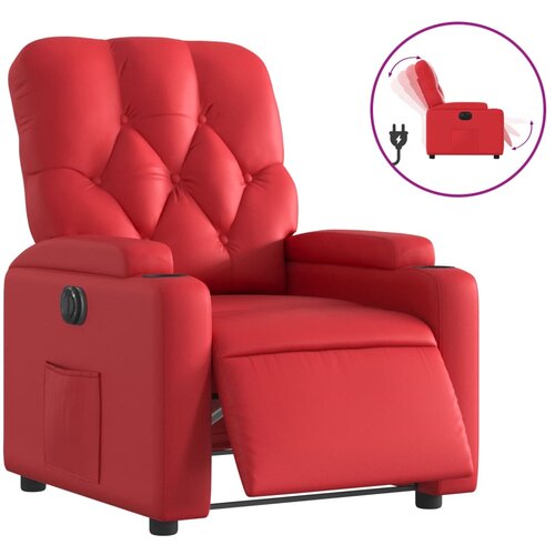 Maison Chic Električni naslanjač - Relax naslanjač rdeče umetno usnje, (22062328) Cene