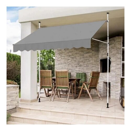 Balkonska Tenda 350x120cm Siva Cene