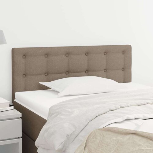  Posteljno vzglavje taupe 100x5x78/88 cm blago, (20724166) Slike