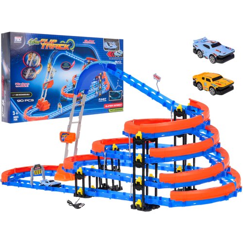  Staza za autiće Extreme s ljestvama 88 elemenata Cijene