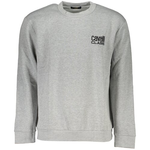 Cavalli Class MEN&#39;S GRAY ZIPLESS SWEATSHIRT Cene