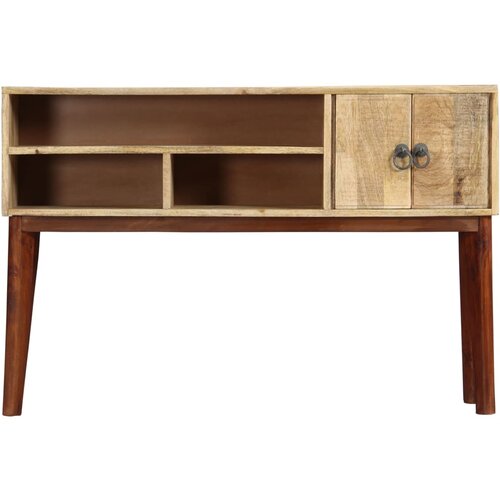 Maison Chic konzolna miza - miza ob steni 115x30x76 cm trden robusten mangov les, (21786553) Cene