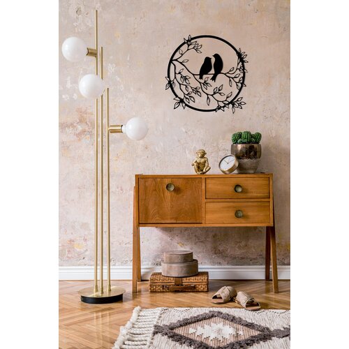 Atelier Del Sofa zidna dekoracija Birds on Tree, 30x30 cm 2 mm, Crna Slike