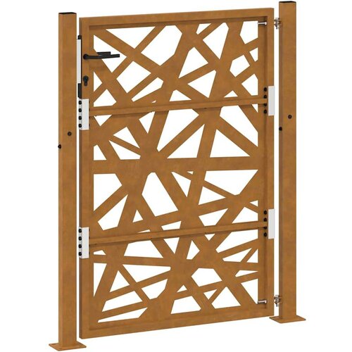 vidaXL Vrtna vrata 105x130 cm Vremensko odporno jeklo Light Design Cene