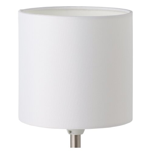 Eglo 54744 - Stona lampa ANADIA 1xE14/40W/230V bela/matni hrom Slike