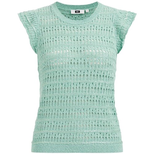 WE Fashion Pulover pastelno modra Slike