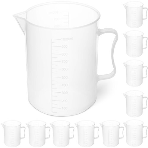 Steinberg Systems Plastična laboratorijska ča&amp;scaron;a z oznako 1000 ml - 10 kom., (21831729) Slike