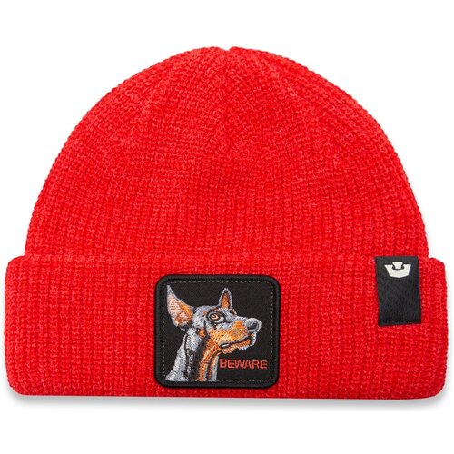 Goorin Bros Kape The Beware Dog Tall Beanie Rdeča Slike