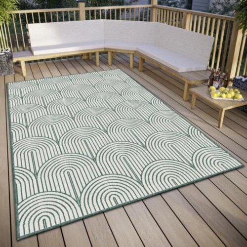 Hanse Home Zelena zunanja preproga 160x230 cm Pangli Green &amp;ndash; Slike