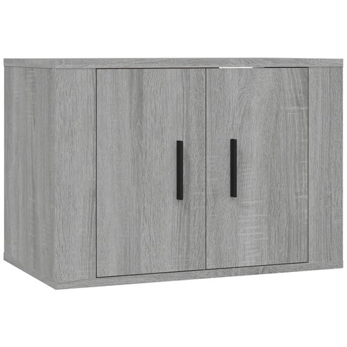 Maison Chic Stenska TV omarica - TV stojalo - Televizijska omarica siva sonoma 57x34,5x40 cm, (21701766) Cene