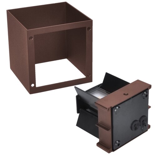  Brilagi - LED spoljna zidna svetiljka CUBE LED/6W/230V braon IP54 Slike
