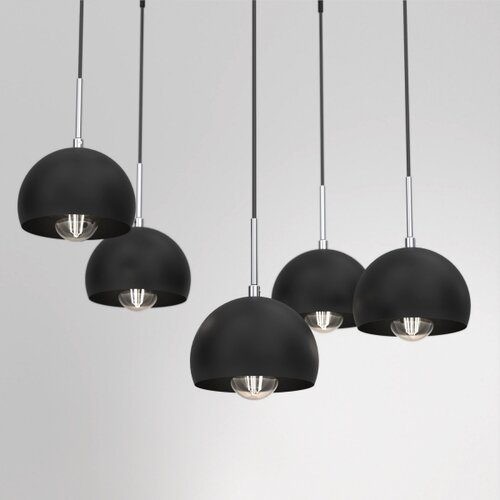  Luster na sajli COOL 5xE27/60W/230V Slike
