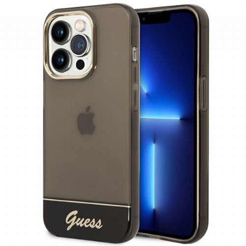 Guess gUHCP14XHGCOK ovitek za iPhone 14 Pro Max - temno prozoren Cene