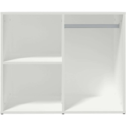  Garderobna omarica bela 80x40x65 cm konstruiran les, (21068012) Slike