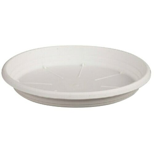  Podložak za teglu za cvijeće Jadran (18 cm, Plastika, Bijele boje) Slike