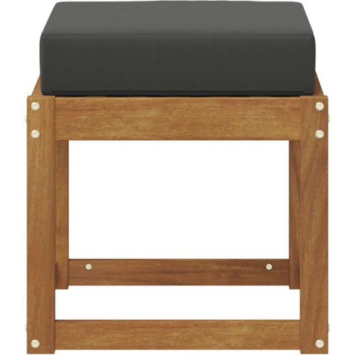  Klupa za sjedenje Prirodna i antracit 43 x 43 x 37 cm - Prirodno i antracit 40 cm Otvoreno područje nogu Slike