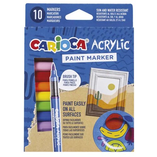 Carioca Akrilni markerji 10-delni set - Slike