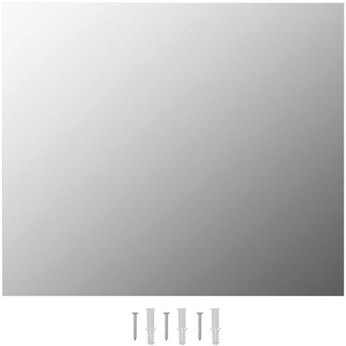 Maison Chic Ogledalo - Zrcalo - Kozmetično ogledalo brez okvirja 80x60 cm steklo, (21697965) Cene