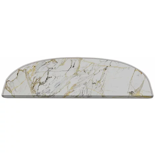 Vitaus Beli komplet preprog za stopnice 16 ks 20x65 cm Marble Art –
