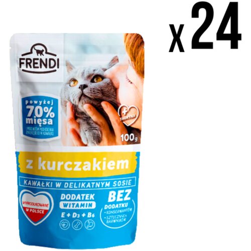 FRENDI kesica za mačke piletina 100g x24 komada Cene