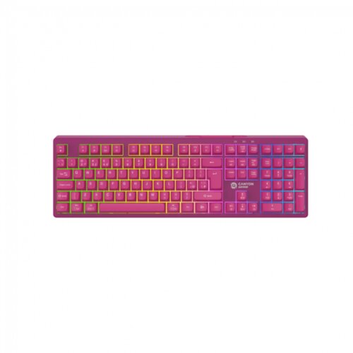 Canyon 105keys gaming keyboard,with 2.4G+ Bluetooth mode, battery 2000mAh, RGB backlight 3 types and 7 colors, size:407*119*19mm, PVC cable 1.8M , Black,weight:556+/-10g Cijene