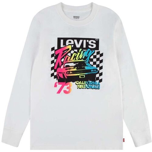 Levi&amp;#039;s Otro&amp;scaron;ka bombažna majica z dolgimi rokavi bela barva Slike