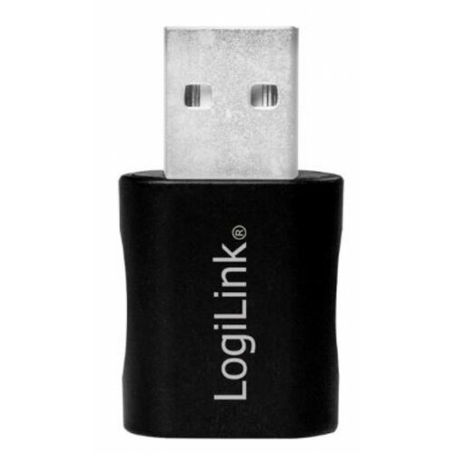 Logilink USB Audio Adapter black 1x3.5mm ( 2567 ) Slike