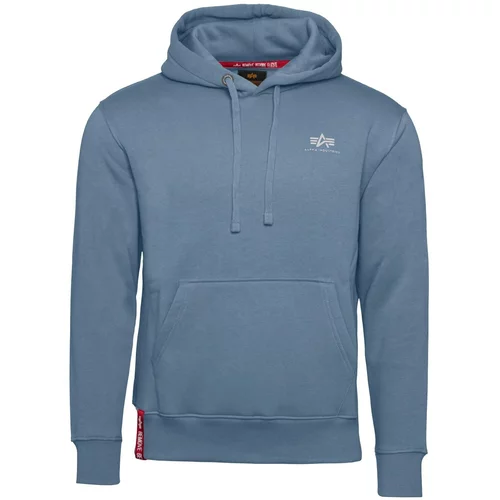 Alpha Industries Sweater majica sivkasto plava / dimno siva