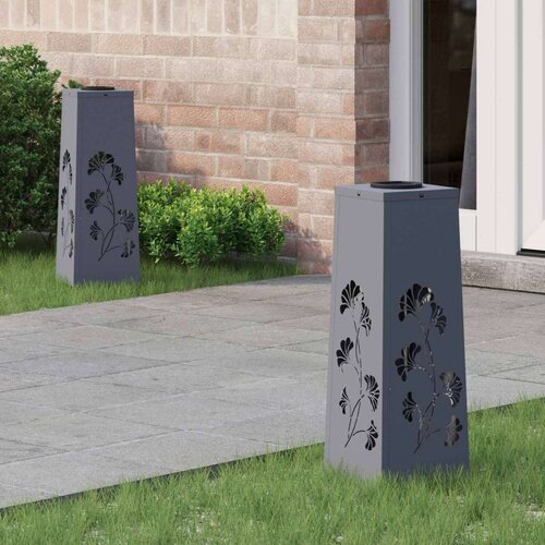  Solarna LED svjetlost za stazu 2 pcs Antracit Slike