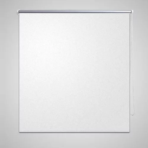 vidaXL Roleta / Senčilo za Zatemnitev Oken 100 x 230 cm Bele Barve