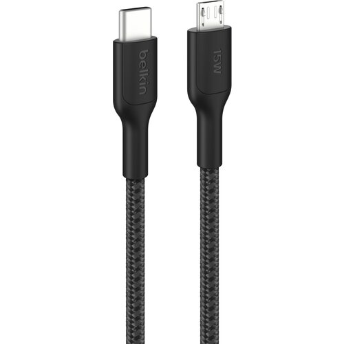 Belkin USB-C /Micro-USB Kabel 1m geflochten, schwarz CAB026hq1MBK Cijene