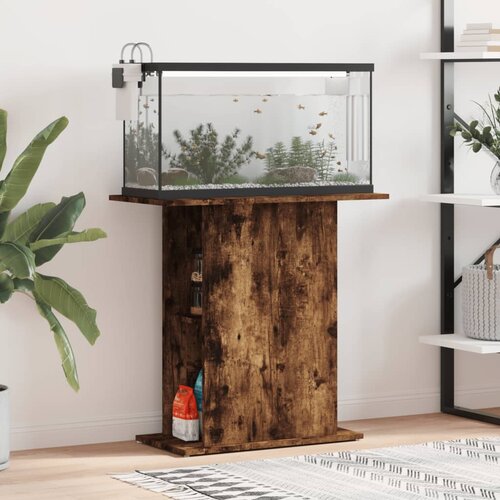  Stalak za akvarij boja hrasta 75x36x72,5 cm konstruirano drvo Slike