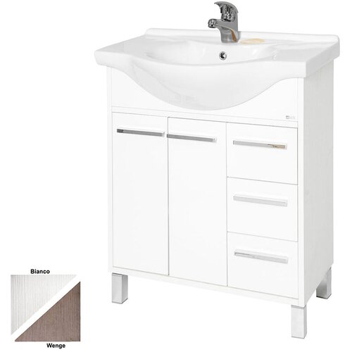 Ceramica lux Ormarić za kupatilo Atina Wenge, Donji deo 85, Standard Slike