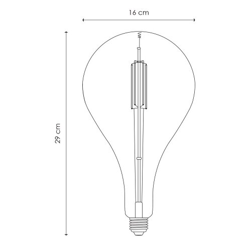  led prigu&amp;scaron;iva sijalica vintage edison E27/4W/230V 3000K Slike