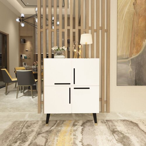 Woody Fashion Makro - White White Console Cene