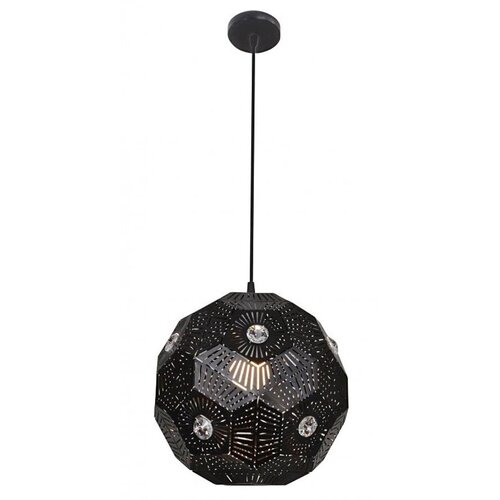 Candellux luster/visilica-euphoria viseća lampa 30 1X40W E27 crna Slike