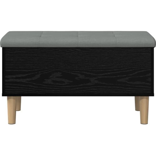  Klupa za odlaganje s jastučićem Crni hrast 82 x 42 x 46 cm - Crni hrast 82 x 42 x 46 cm Cijene